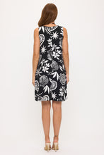 Load image into Gallery viewer, HIT V-Neck Bias Pocket Tank Dress-7088HT-TRP1-K-W484
