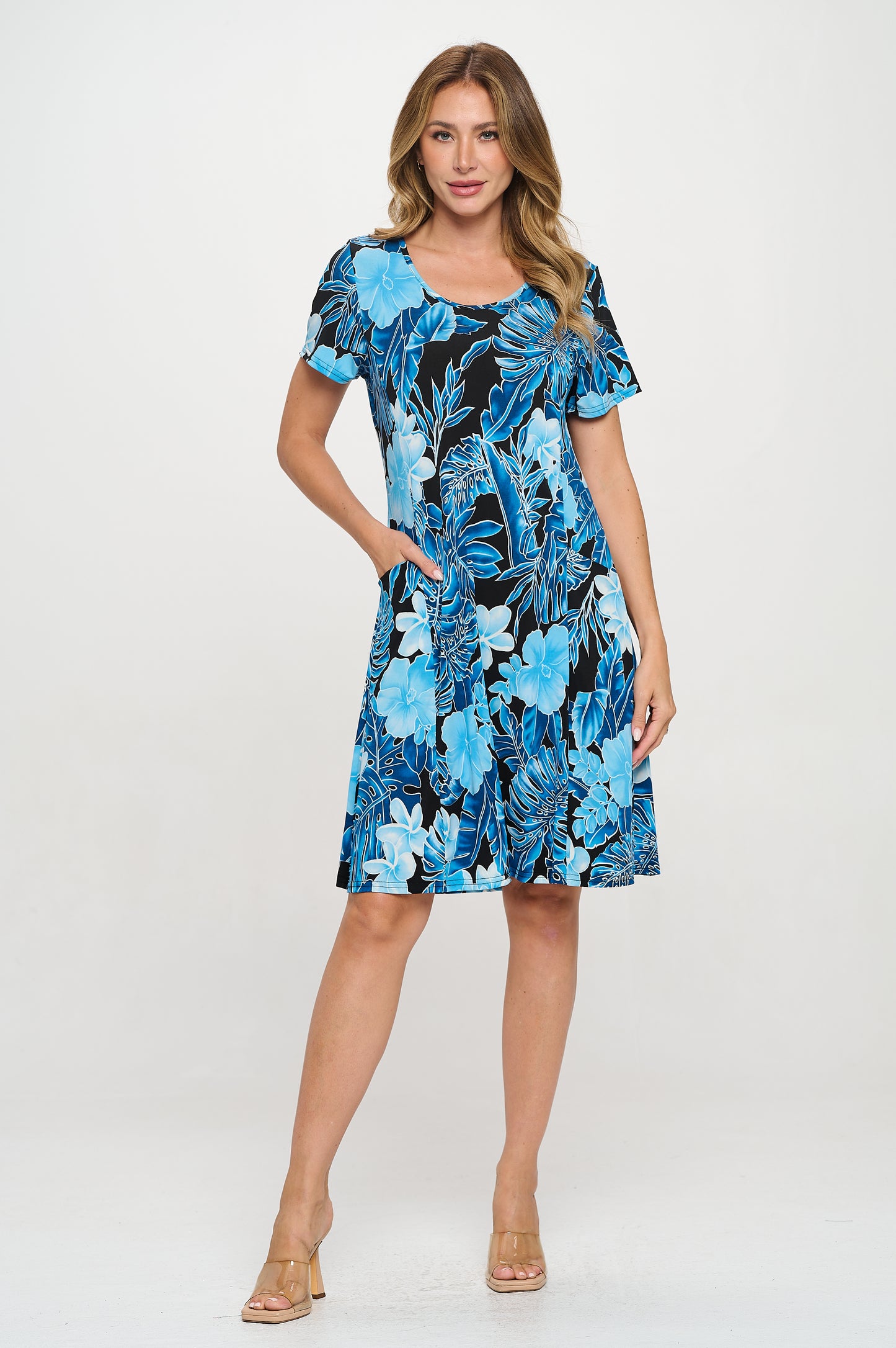 HIT Princess Line W/Pocket Dress-7094HT-SRP1-K-W436