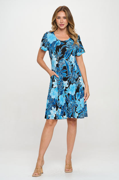 HIT Princess Line W/Pocket Dress-7094HT-SRP1-K-W436