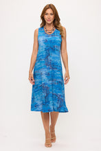 Load image into Gallery viewer, VP Sleeveless Bottom Ruffle Dress-7097VP-TRP1-W483
