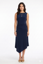 Load image into Gallery viewer, HIT Asymmetric Shirring Dress-7103HT-TRS1
