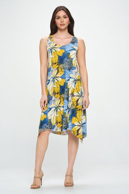 HIT Diamond Side Tank Dress-7042HT-TRP1-W359