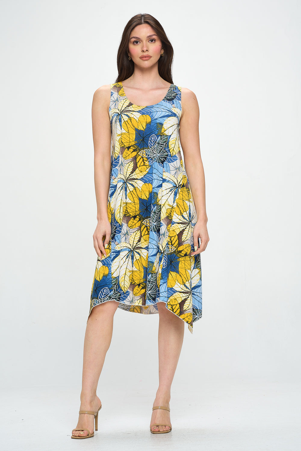 HIT Diamond Side Tank Dress-7042HT-TRP1-W359