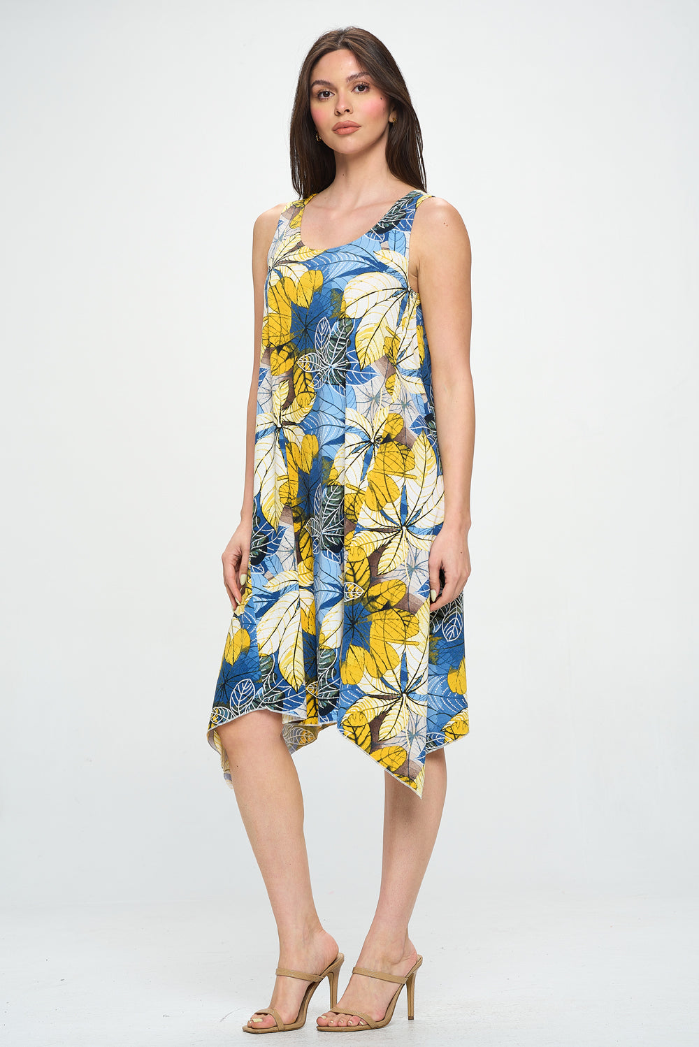 HIT Diamond Side Tank Dress-7042HT-TRP1-W359