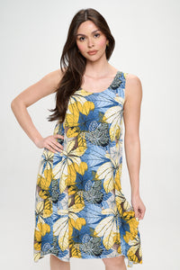 HIT Diamond Side Tank Dress-7042HT-TRP1-W359