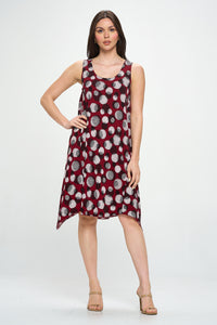 HIT Diamond Side Tank Dress-7042HT-TRP1-W376