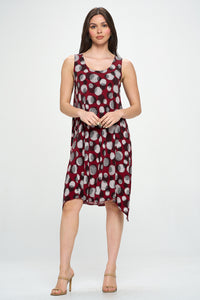 HIT Diamond Side Tank Dress-7042HT-TRP1-W376