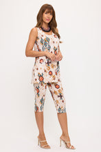 Load image into Gallery viewer, Two-Piece Sleeveless Top &amp; Capri Pant Set-9002BN-TRP1-W317
