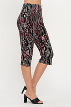 Load image into Gallery viewer, Two-Piece Short Sleeve Top &amp; Capri Pant Set- 9003BN-SRP1-W469
