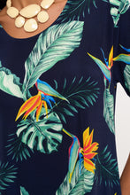 Load image into Gallery viewer, Two-Piece Short Sleeve Top &amp; Capri Pant Set- 9003BN-SRP1-W502
