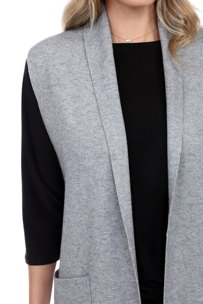 Grey Vest with Pockets