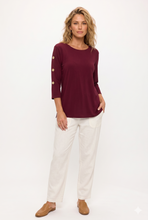 Load image into Gallery viewer, HIT Side Button Sleeve Top-3122HT-QRS1 - Jostar Online
