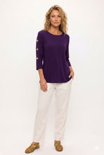 Load image into Gallery viewer, HIT Side Button Sleeve Top-3122HT-QRS1 - Jostar Online
