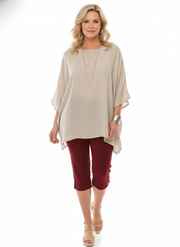 Classic Stretch Capri Pants-5002BN-ARS1