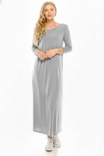 Load image into Gallery viewer, Stretchy Long Dress QS-7002BN-QRS1 - Jostar Online
