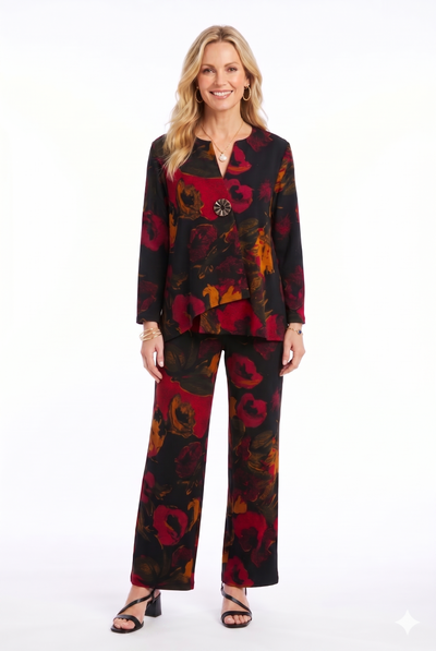 Cameo Button Jacket-4099CM-LRP1-W529 - Jostar Online