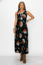 Load image into Gallery viewer, Stretchy Long Tank Dress Print -7000BN-TRP1-W321
