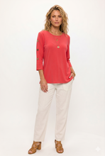 Load image into Gallery viewer, HIT Side Button Sleeve Top-3122HT-QRS1 - Jostar Online

