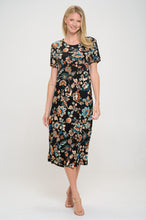 Load image into Gallery viewer, Print Long Dress Short Sleeve -7002BN-SRP1-W434
