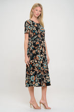 Load image into Gallery viewer, Print Long Dress Short Sleeve -7002BN-SRP1-W434
