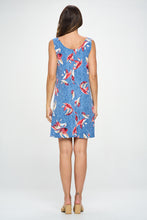 Load image into Gallery viewer, Denim Print  Missy Tank Dress Sleeveless Prints - 7003HT-TRP1-W398
