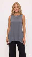Load image into Gallery viewer, HIT Boat Neck Shark Bite Tank Tunic-2068HT-TRS1 - Jostar Online
