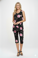 Load image into Gallery viewer, Two-Piece Sleeveless Top &amp; Capri Pant Set-9002BN-TRP1-W380
