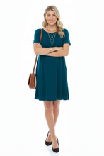 Load image into Gallery viewer, Stretchy Missy Dress Short Sleeve-7004BN-SRS1 - Jostar Online
