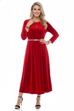 Load image into Gallery viewer, Stretchy Long Dress QS-7002BN-QRS1 - Jostar Online
