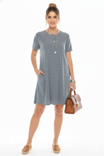 Load image into Gallery viewer, Stretchy Missy Dress Short Sleeve-7004BN-SRS1 - Jostar Online
