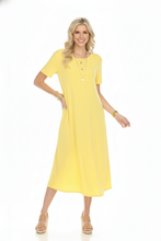 Load image into Gallery viewer, Classic Stretch Long Dress Short Sleeve-7002BN-SRS1
