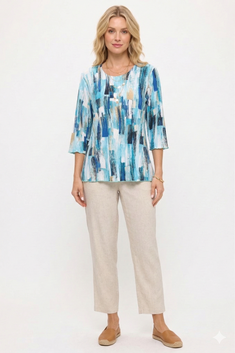 Plus Size HIT Merrow Top-1058HT-QXP1-W524