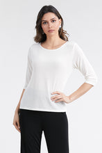 Load image into Gallery viewer, Jostar Women&#39;s Non Iron Quarter Sleeve Scoop Top-134AY-QRS1 - Jostar Online
