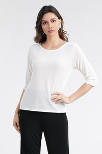 Jostar Women's Non Iron Quarter Sleeve Scoop Top-134AY-QRS1 - Jostar Online