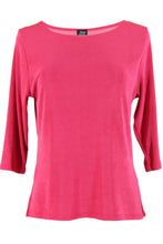 Load image into Gallery viewer, Jostar Women&#39;s Non Iron Quarter Sleeve Scoop Top-134AY-QRS1 - Jostar Online
