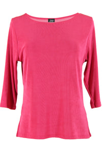 Jostar Women's Non Iron Quarter Sleeve Scoop Top-134AY-QRS1 - Jostar Online