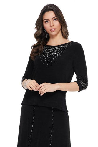 Jostar Women's Non Iron Image Top 3/4 Sleeve Plus, 134AY-QX-R-R077 - Jostar Online