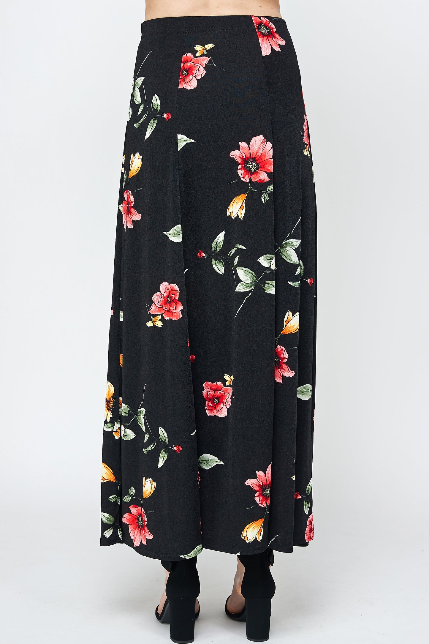 Women's Stretchy Flare Skirt-602BN-ARP2-W215