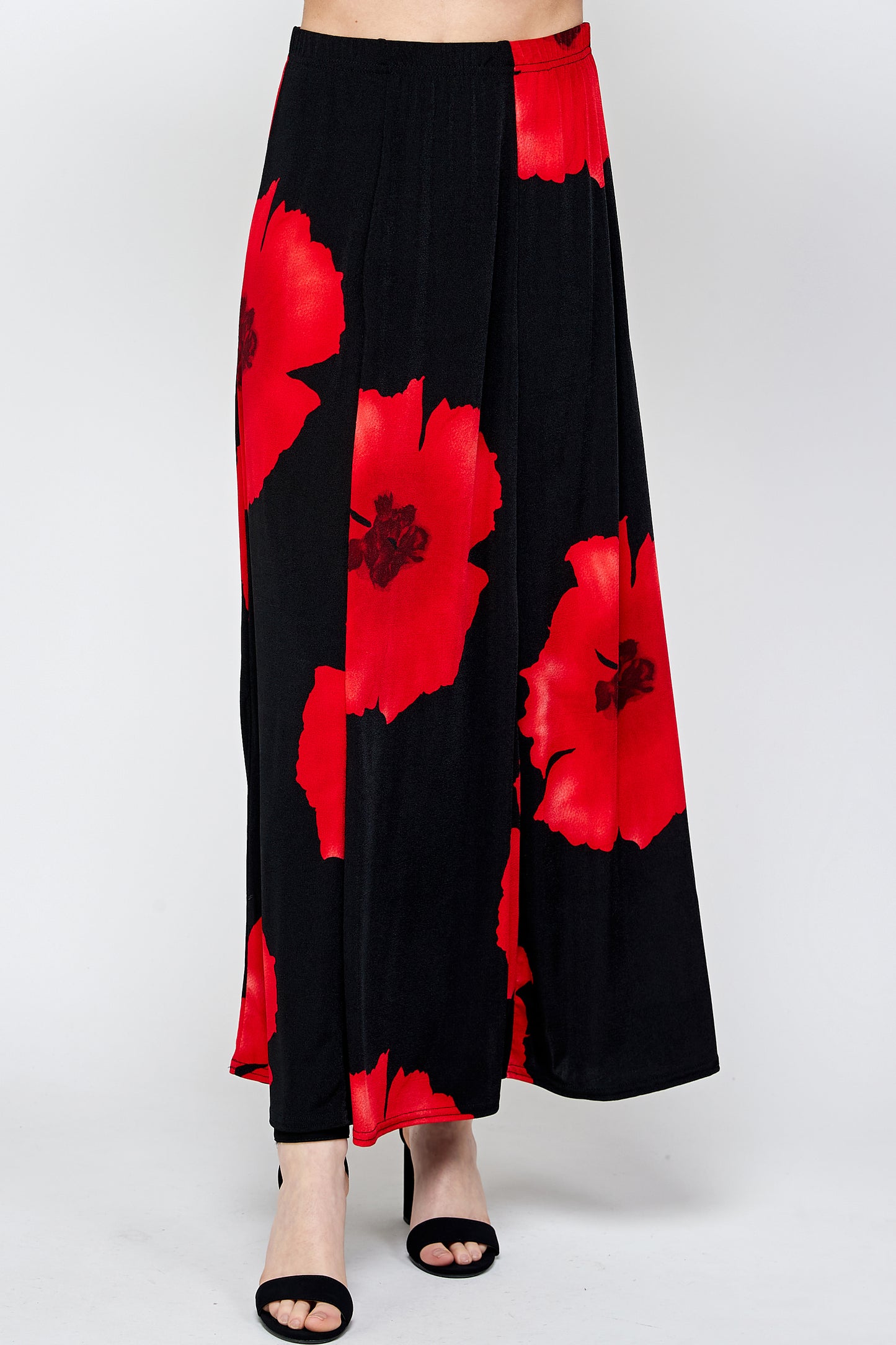 Women's Stretchy Flare Skirt-602BN-ARP2-W113