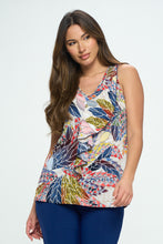 Load image into Gallery viewer, Plus Size Cascade Drop Tank-2051HT-TXP1-W354
