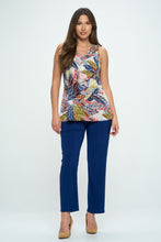 Load image into Gallery viewer, Plus Size Cascade Drop Tank-2051HT-TXP1-W354
