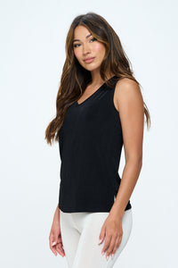 BNS V-Neck Print Tank Top-2056BN-TRS1