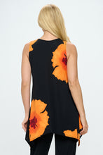 Load image into Gallery viewer, Plus Size HIT Shark Bite Hem Tank-2057HT-TXP1-W113
