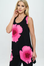 Load image into Gallery viewer, Plus Size HIT Shark Bite Hem Tank-2057HT-TXP1-W113
