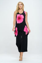 Load image into Gallery viewer, Plus Size HIT Shark Bite Hem Tank-2057HT-TXP1-W113
