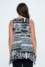 Load image into Gallery viewer, Plus Size HIT Shark Bite Hem Tank-2057HT-TXP1-W901
