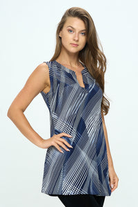 HIT Notch Neck Tank Top-2058HT-TRP1-W260