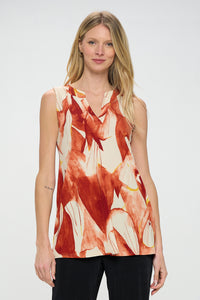 HIT Notch Neck Tank Top-2058HT-TRP1-W336