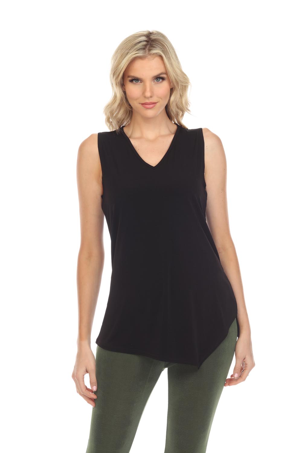 HIT Solid Point V-NK Tank Top-261HT-TRS1