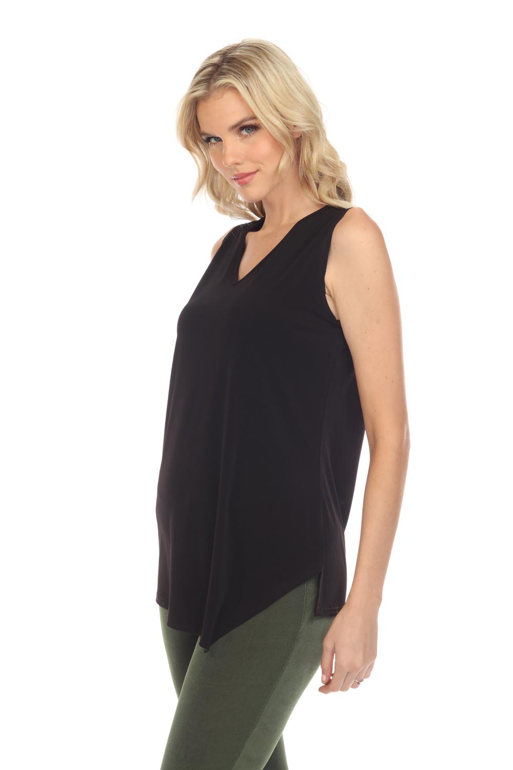 HIT Solid Point V-NK Tank Top-261HT-TRS1